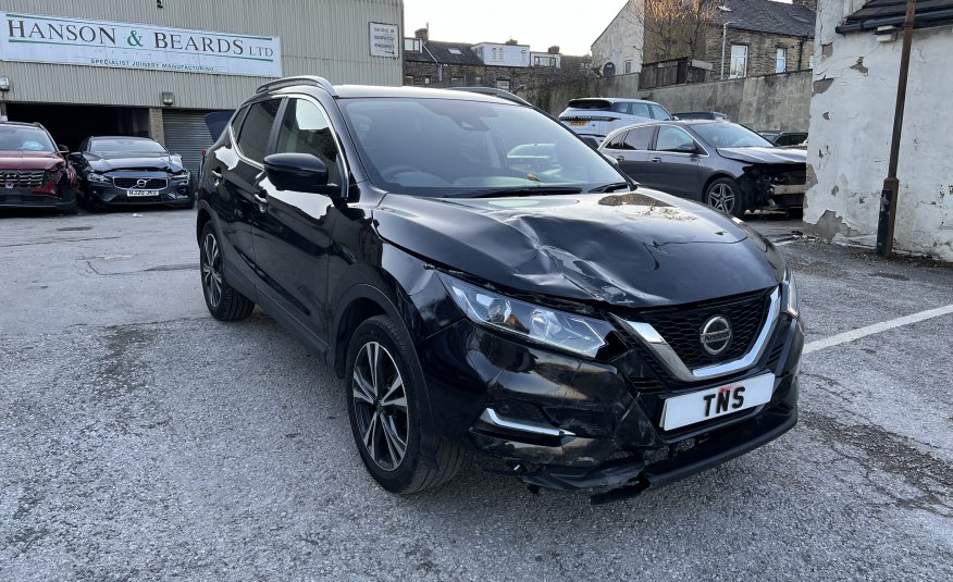 2021 21 NISSAN QASHQAI 1.3 DIG-T N-CONNECTA DCT AUTO CAT S DAMAGED SALVAGE