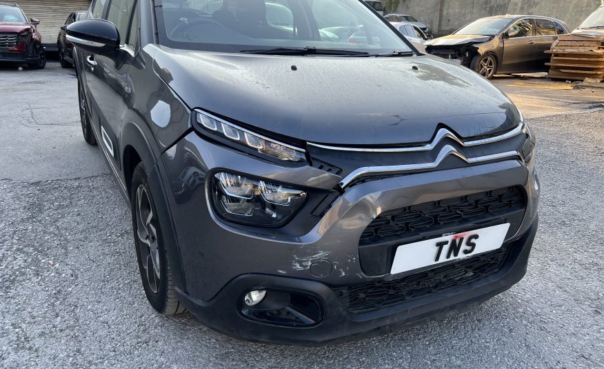 2021 21 CITROEN C3 1.2 PURETECH SHINE AUTO EURO 6 UNRECORDED DAMAGED SALVAGE