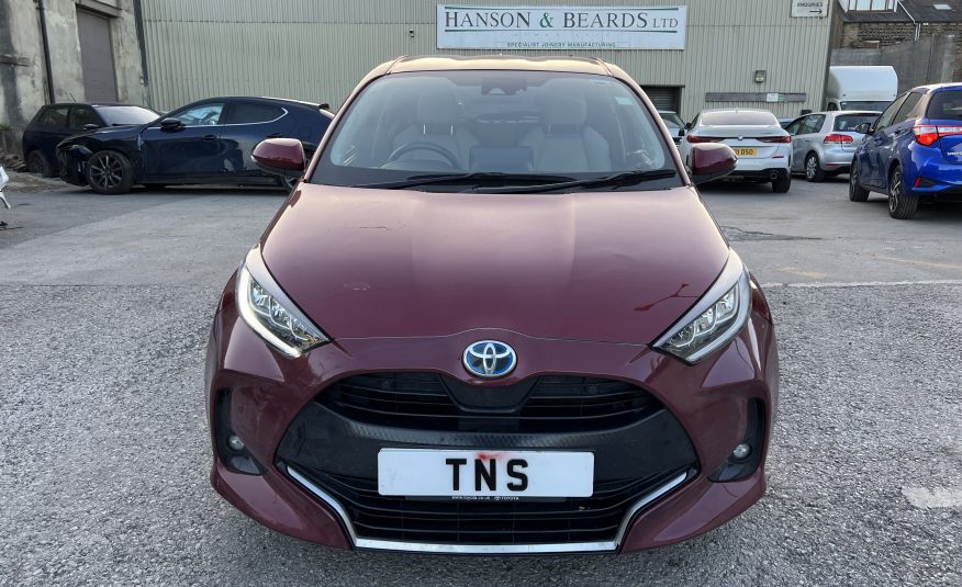 2021 21 TOYOTA YARIS EXCEL 1.5 VVT-I HEV CVT AUTO UNRECORDED DAMAGED SALVAGE