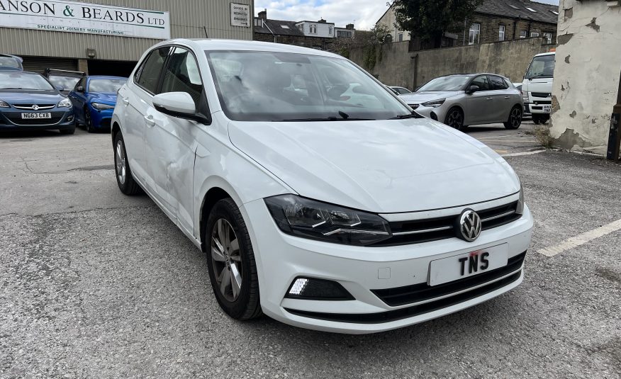 2020 VOLKSWAGEN POLO 1.0 EVO SE EURO 6 CAT S DAMAGED SALVAGE