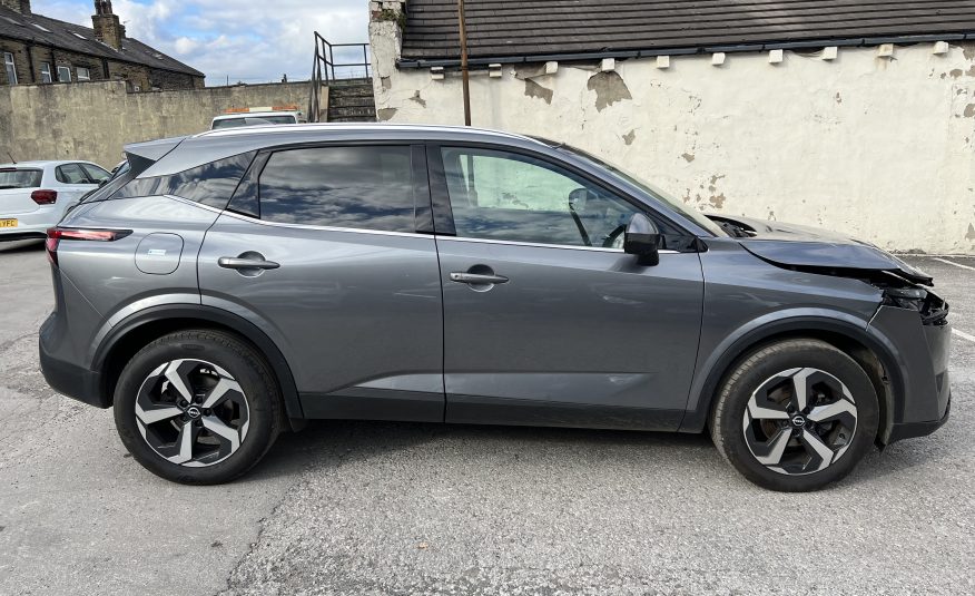 2022 72 NISSAN QASHQAI 1.3 DIG-T MHEV N-CONNECTA EURO 6 CAT S DAMAGED SALVAGE