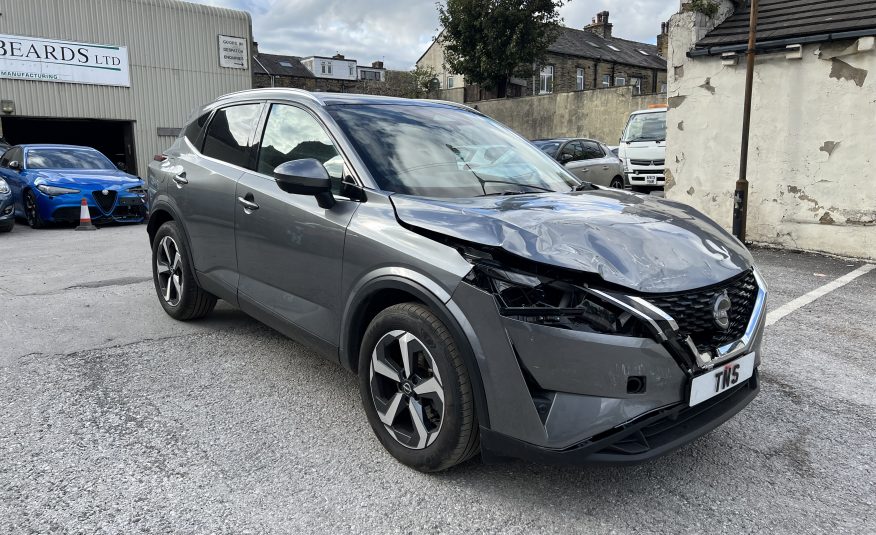 2022 72 NISSAN QASHQAI 1.3 DIG-T MHEV N-CONNECTA EURO 6 CAT S DAMAGED SALVAGE