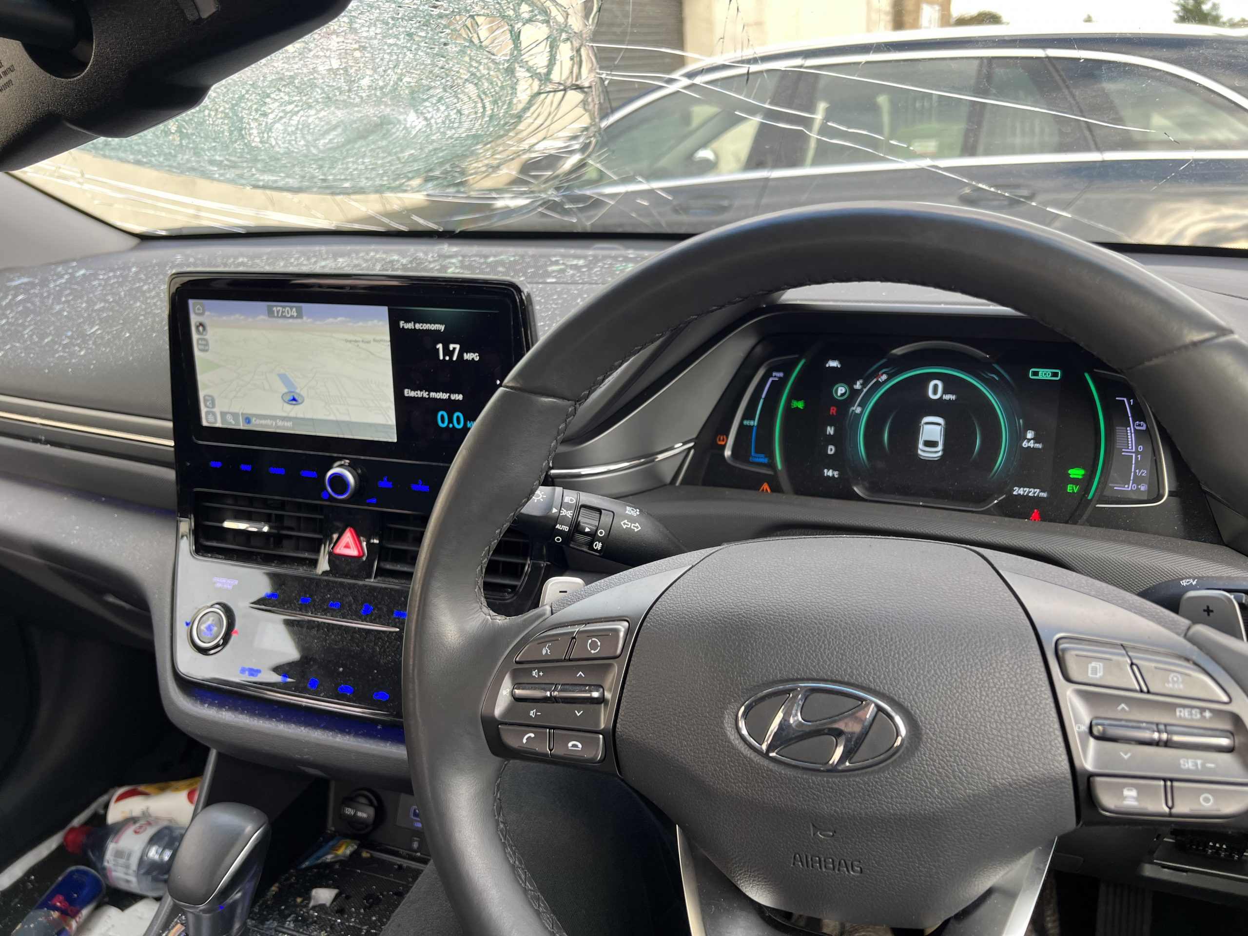 2021 HYUNDAI IONIQ 1.6 h-GDi PREMIUM SE DCT AUTO EURO 6 CAT N DAMAGED SALVAGE