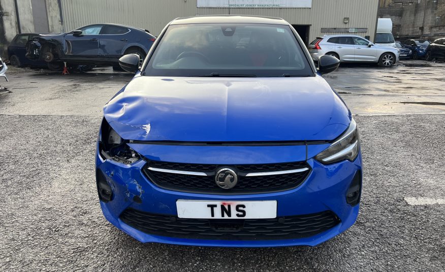 2021 VAUXHALL CORSA 1.2 TURBO SRI EURO 6 CAT S DAMAGED SALVAGE