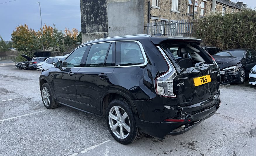 2023 23 VOLVO XC90 2.0 B5 MHEV CORE AUTO 4WD EURO 6 CAT S DAMAGED SALVAGE