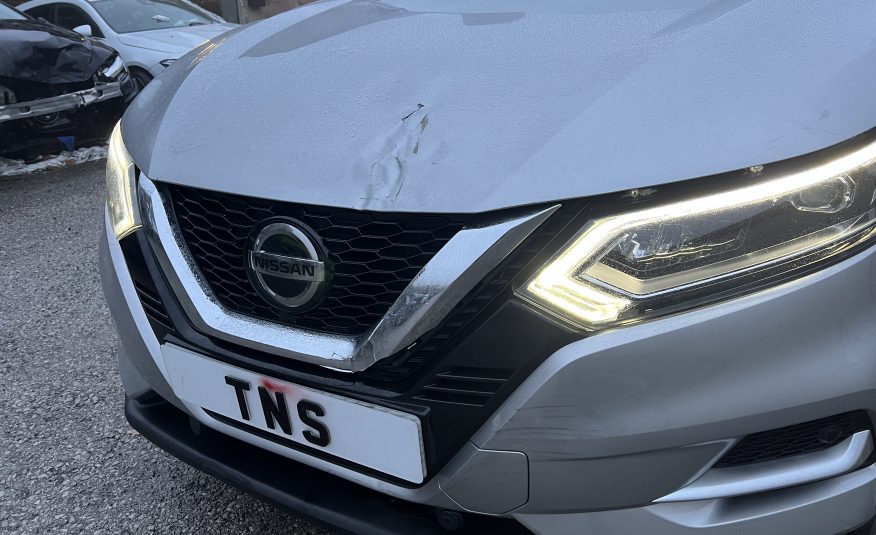 2020 70 NISSAN QASHQAI N-MOTION 1.3 DIG-T DCT AUTO UNRECORDED DAMAGED SALVAGE