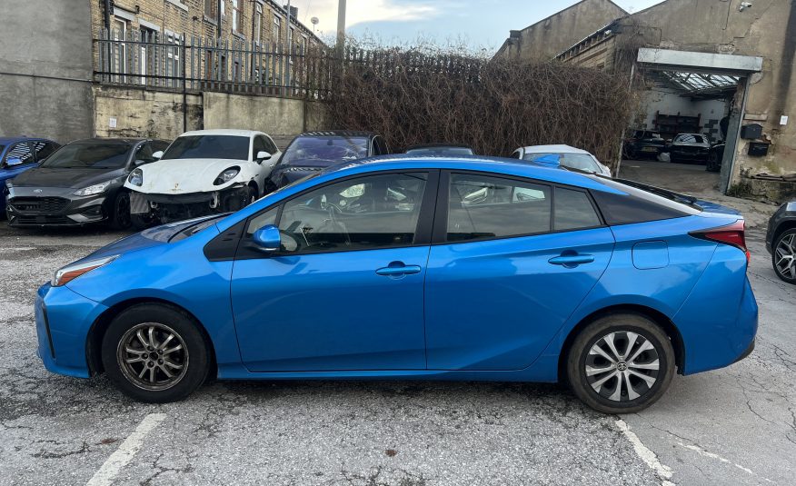 2021 21 TOYOTA PRIUS ACTIVE 1.8 VVT-h GPF AUTO HYBRID UNRECORDED DAMAGED SALVAGE