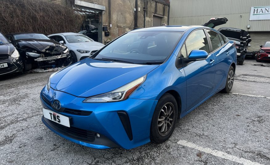 2021 21 TOYOTA PRIUS ACTIVE 1.8 VVT-h GPF AUTO HYBRID UNRECORDED DAMAGED SALVAGE