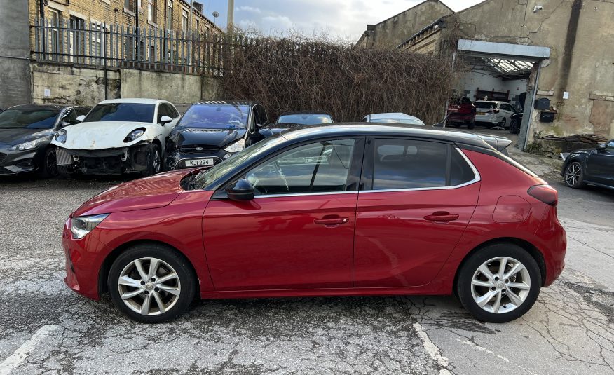 2021 VAUXHALL CORSA 1.2 TURBO ELITE NAV EURO 6 UNRECORDED DAMAGED SALVAGE