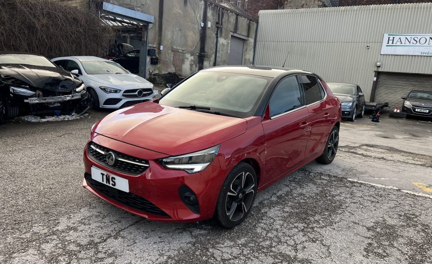 2021 21 VAUXHALL CORSA 1.2 TURBO ELITE NAV PREMIUM EURO 6 CAT S DAMAGED SALVAGE