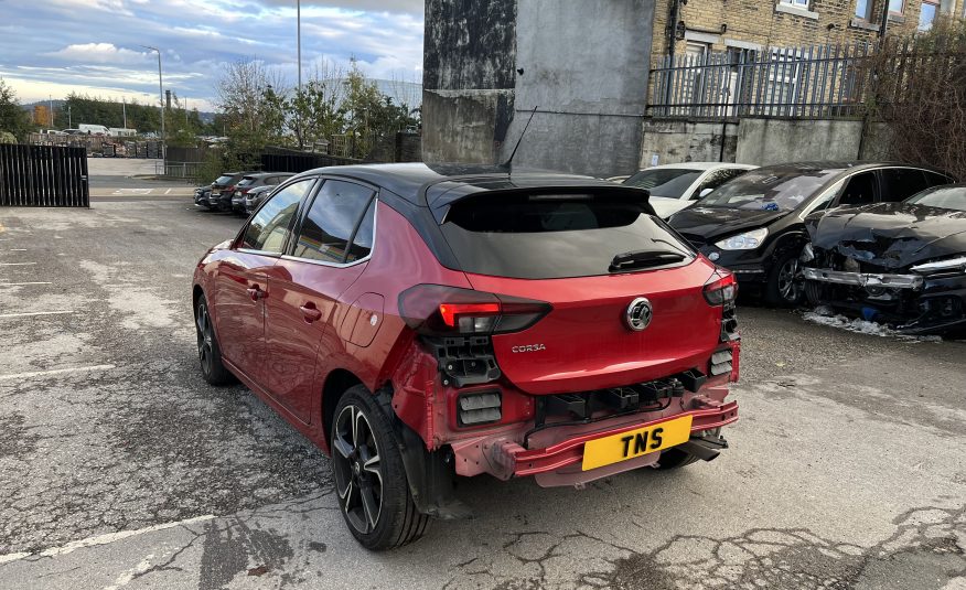 2021 21 VAUXHALL CORSA 1.2 TURBO ELITE NAV PREMIUM EURO 6 CAT S DAMAGED SALVAGE