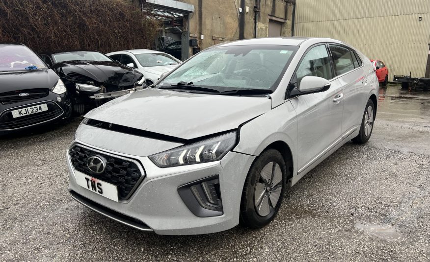 2021 71 HYUNDAI IONIQ 1.6 h-GDi PREMIUM HEV DCT AUTO CAT S DAMAGED SALVAGE