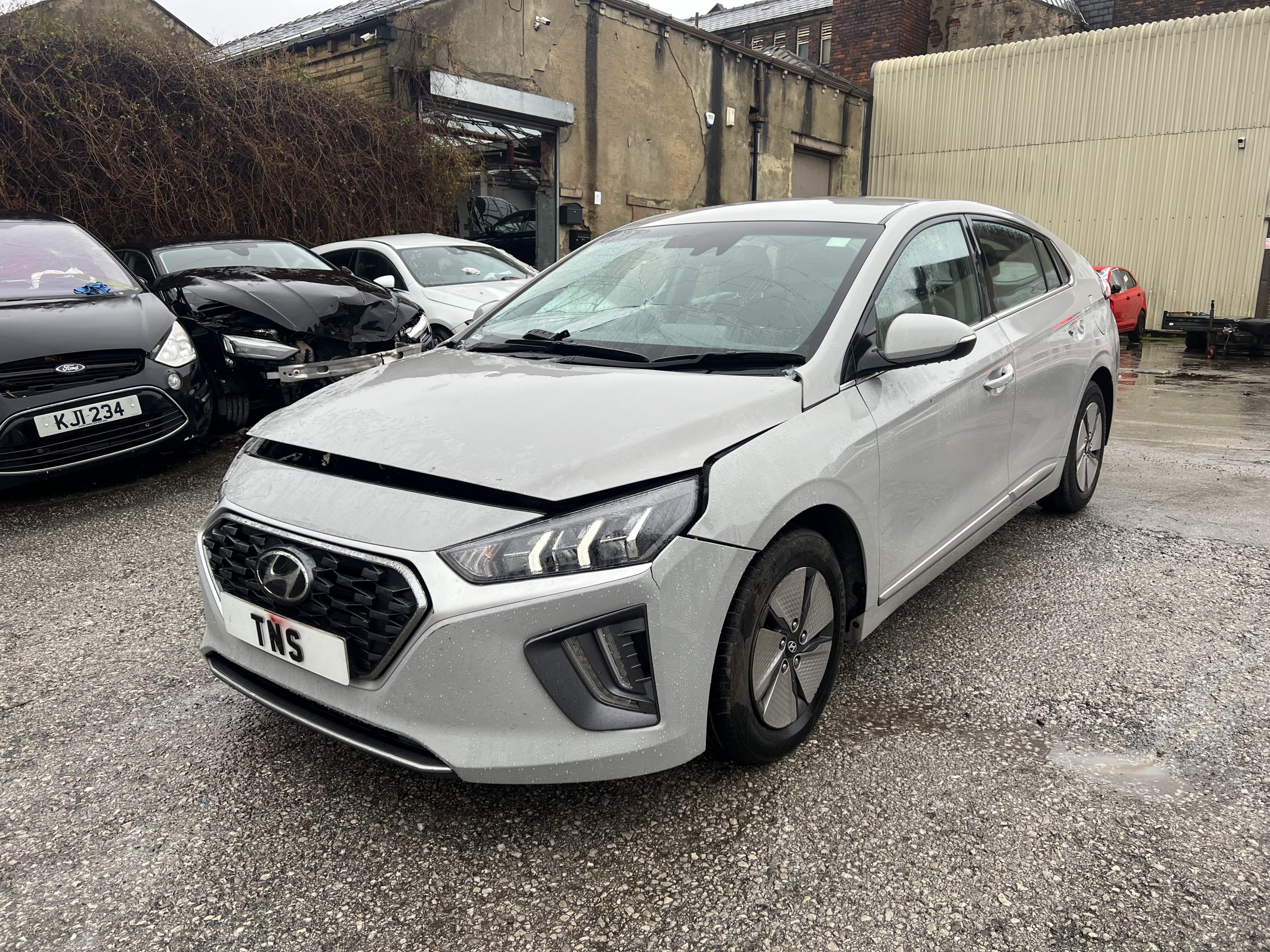 2021 71 HYUNDAI IONIQ 1.6 h-GDi PREMIUM HEV DCT AUTO CAT S DAMAGED SALVAGE