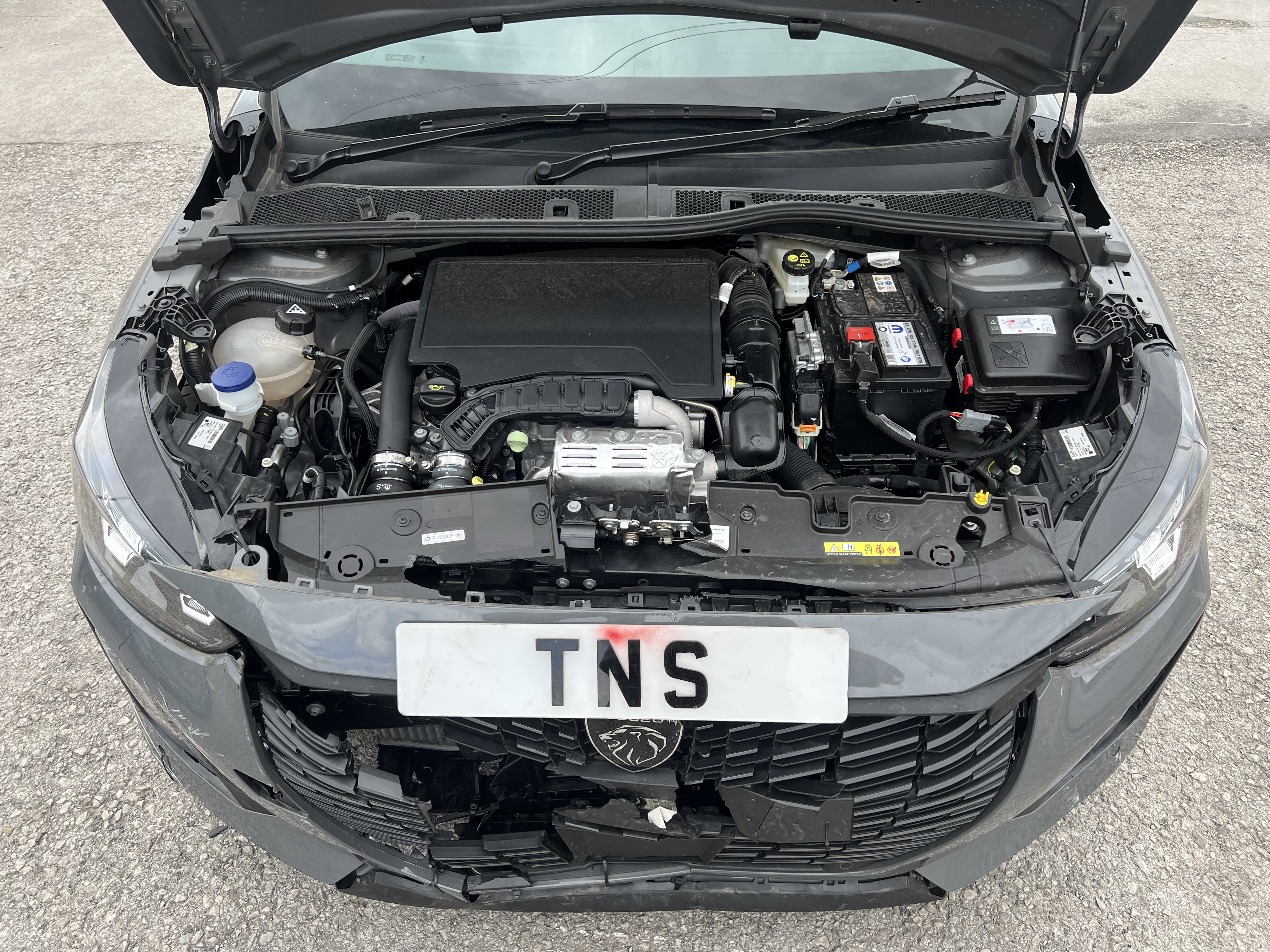 2025 25 PEUGEOT 208 1.2 PURETECH ALLURE EURO 6 CAT S DAMAGED SALVAGE