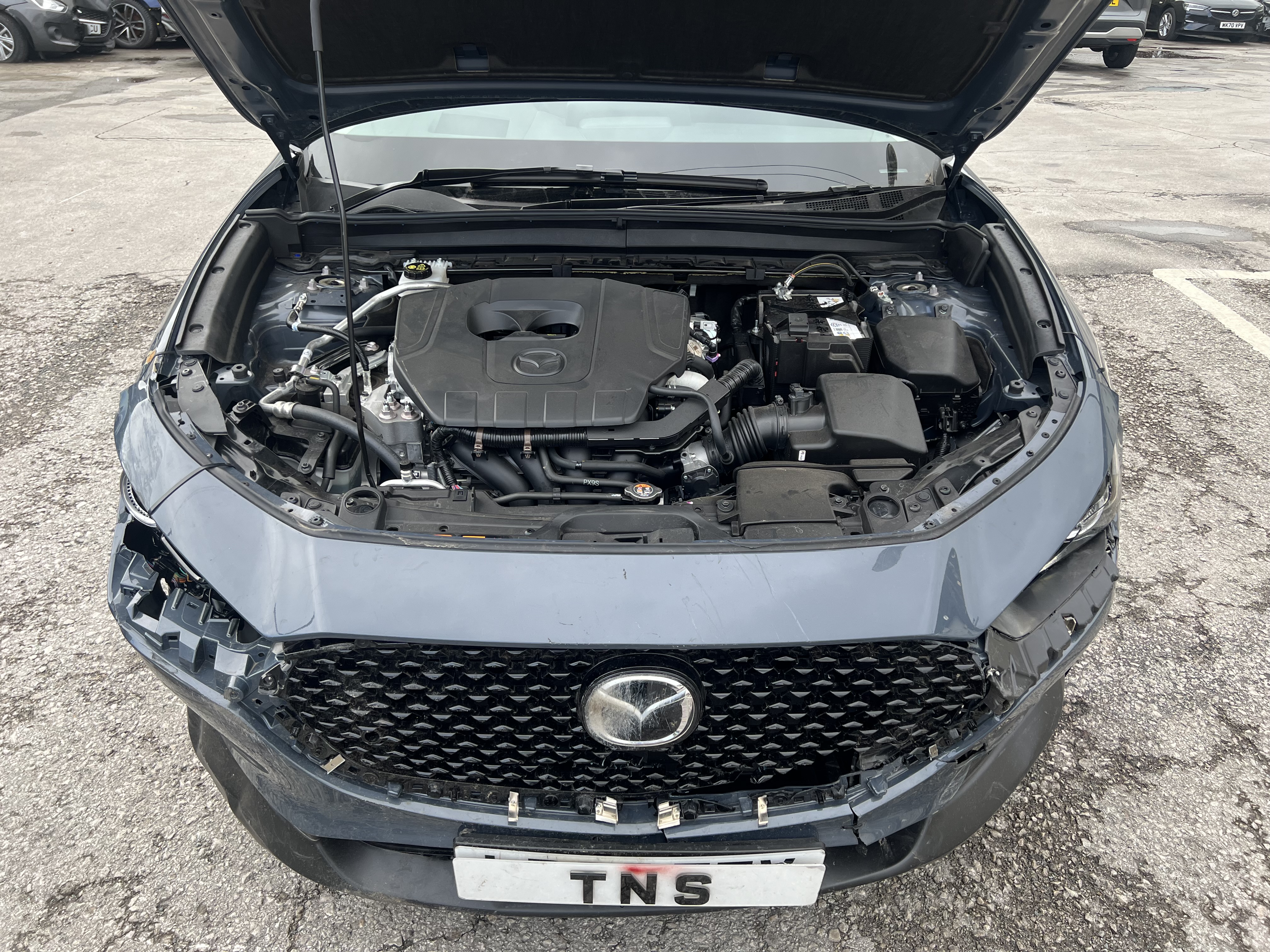 2025 MAZDA CX-30 2.5 eSKYACTIVE G MHEV EXCLUSIVE-LINE AUTO CAT S DAMAGED SALVAGE