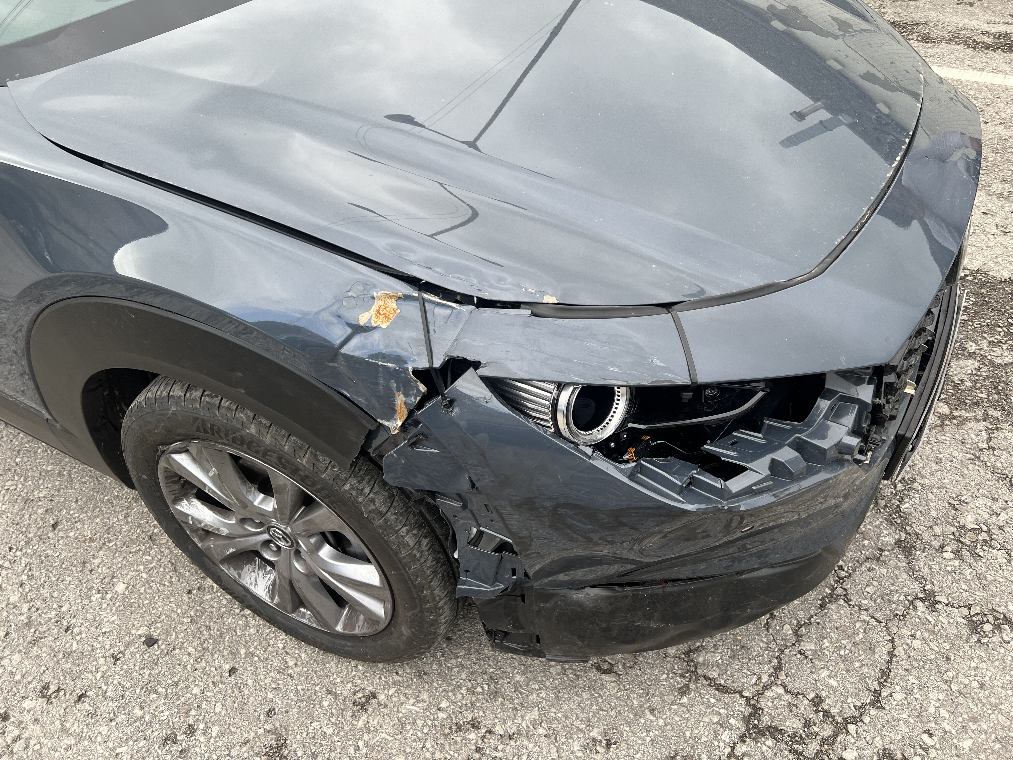 2025 MAZDA CX-30 2.5 eSKYACTIVE G MHEV EXCLUSIVE-LINE AUTO CAT S DAMAGED SALVAGE