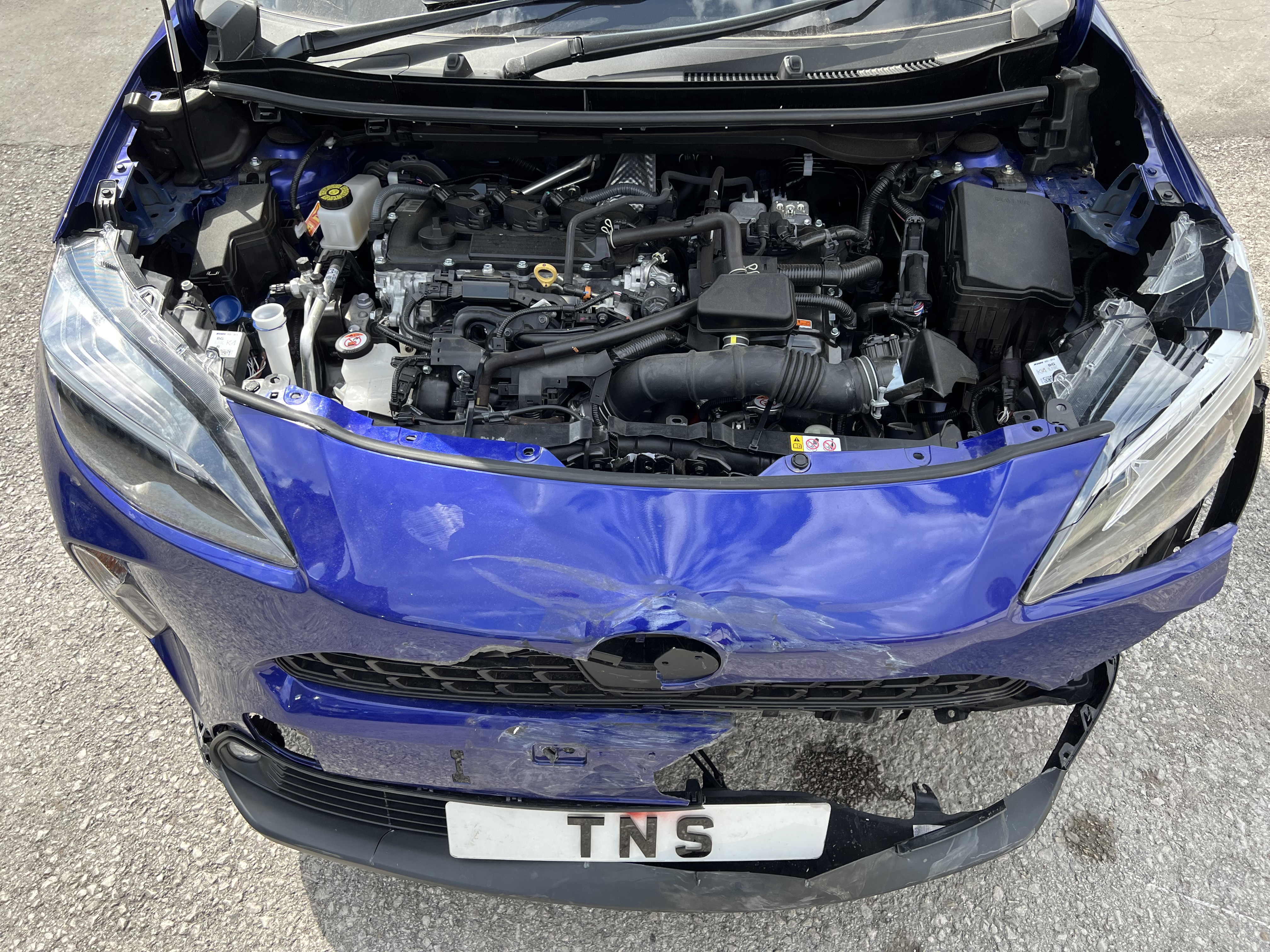 2025 25 TOYOTA YARIS CROSS 1.5 VVT-h ICON E-CVT AUTO CAT S DAMAGED SALVAGE