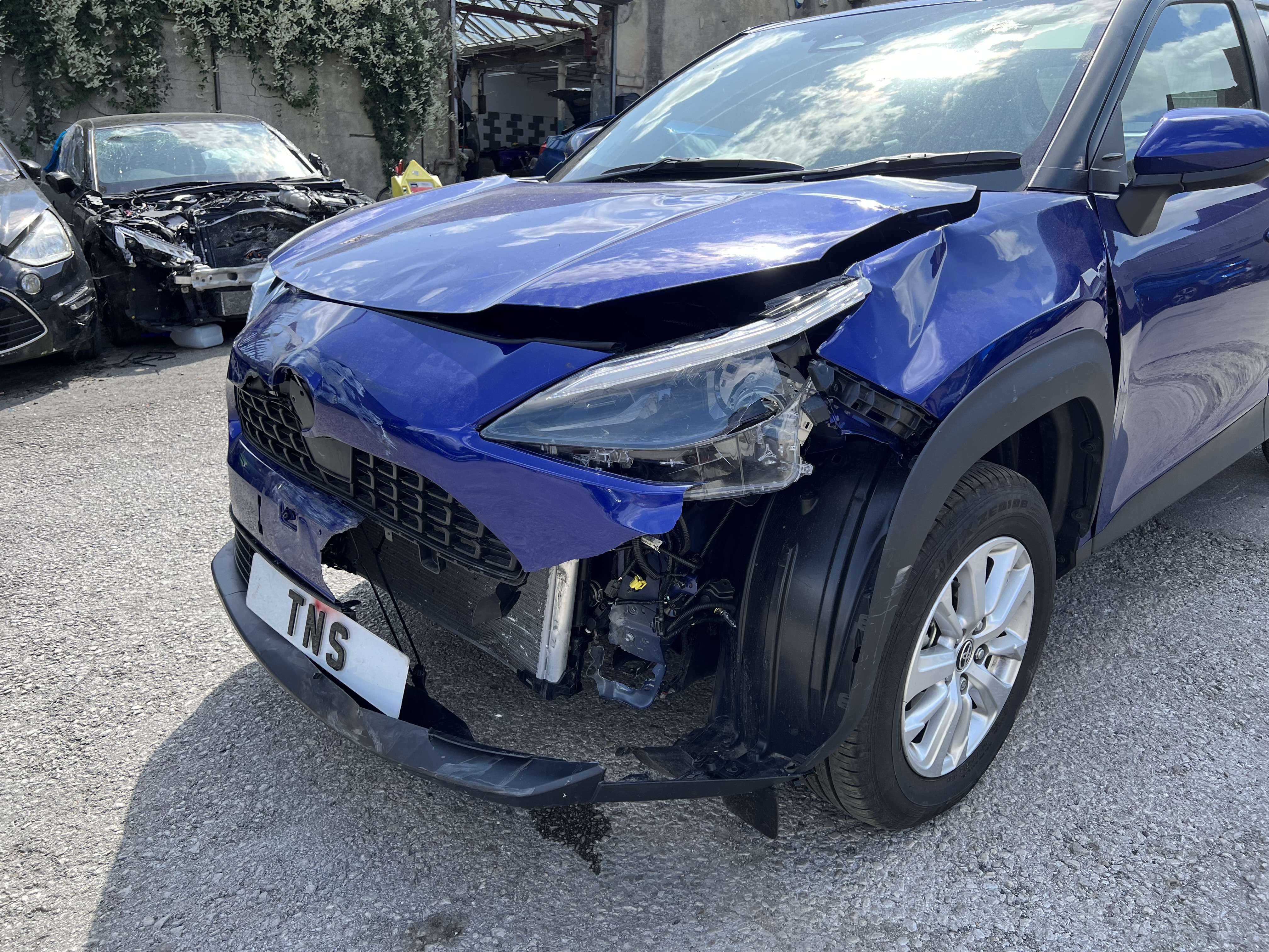 2025 25 TOYOTA YARIS CROSS 1.5 VVT-h ICON E-CVT AUTO CAT S DAMAGED SALVAGE