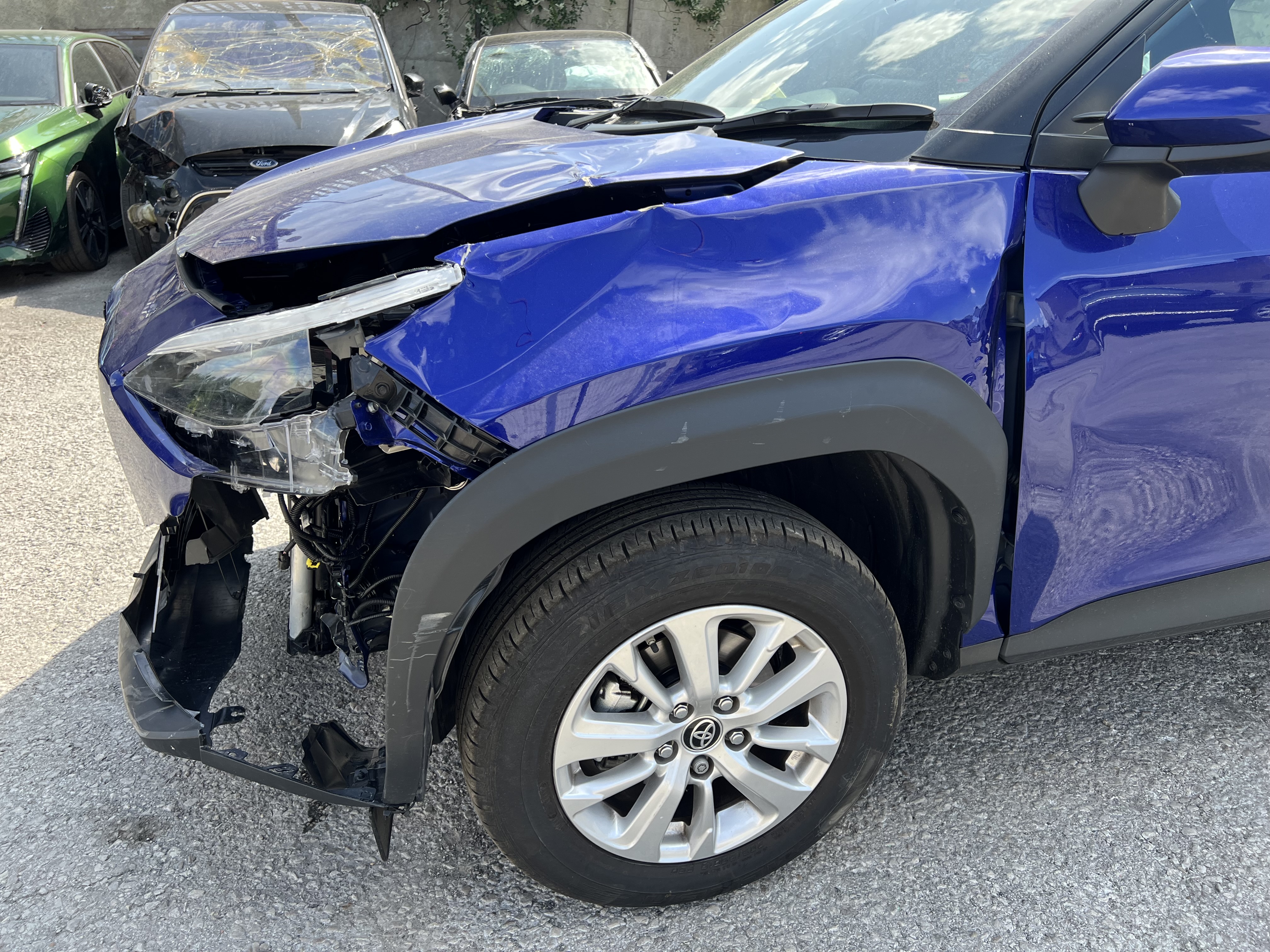 2025 25 TOYOTA YARIS CROSS 1.5 VVT-h ICON E-CVT AUTO CAT S DAMAGED SALVAGE