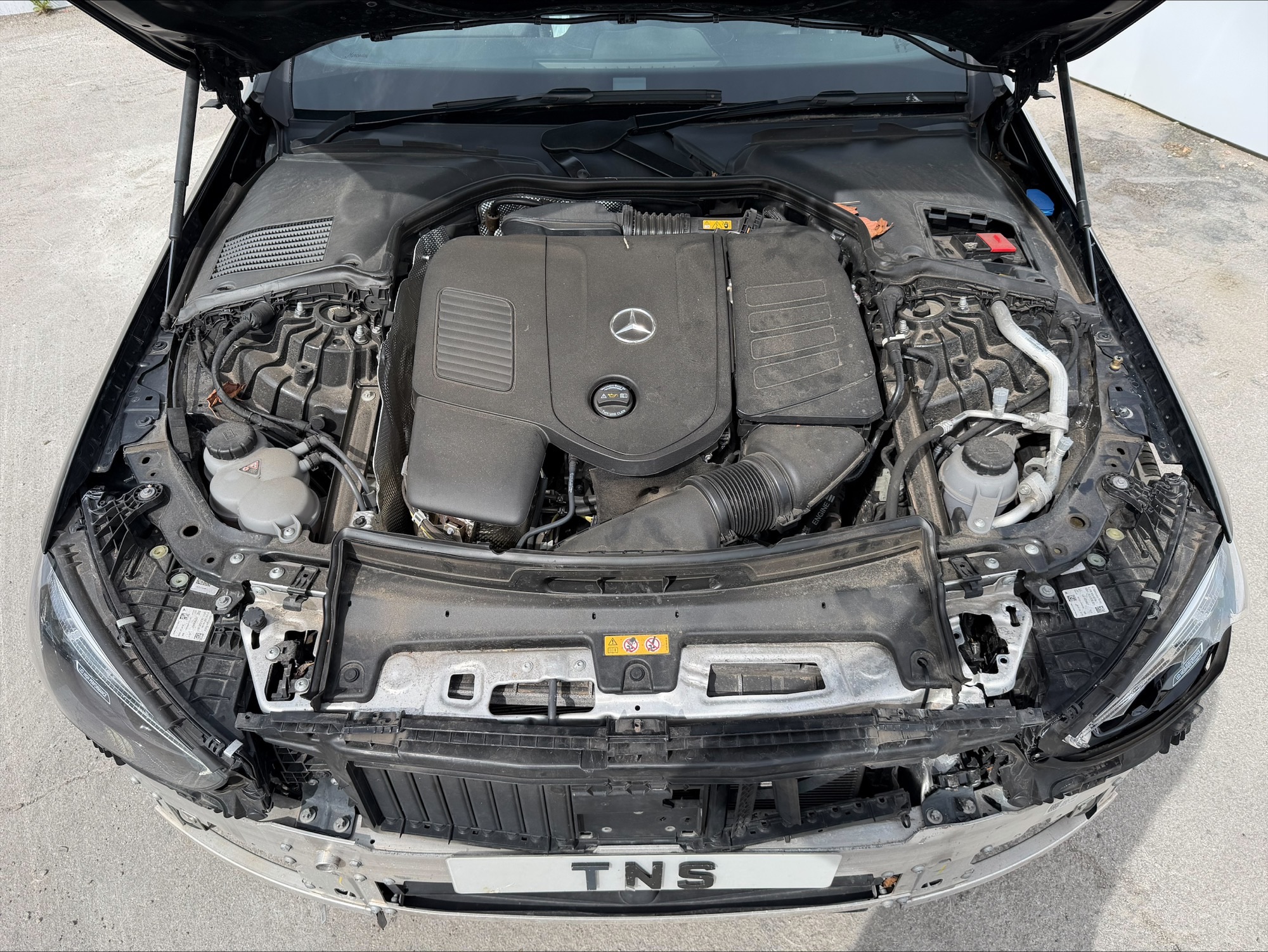 2024 24 MERCEDES C200h 1.5 HYBRID AMG LINE MHEV EURO 6 CAT S DAMAGED SALVAGE