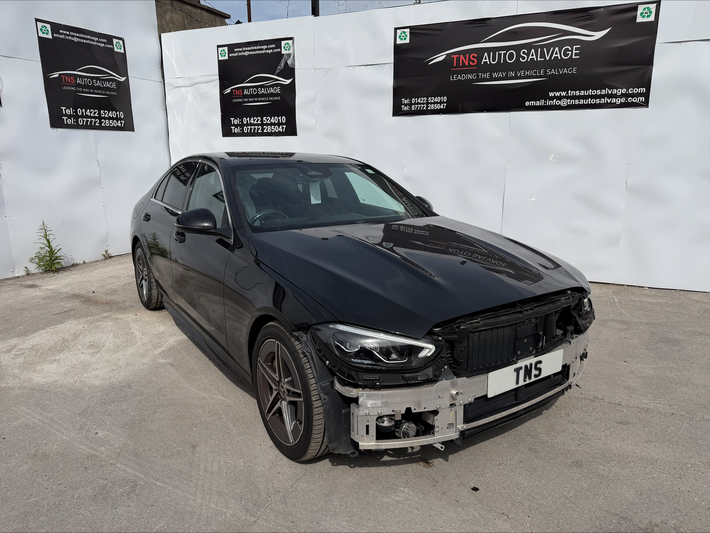 2024 24 MERCEDES C200h 1.5 HYBRID AMG LINE MHEV EURO 6 CAT S DAMAGED SALVAGE