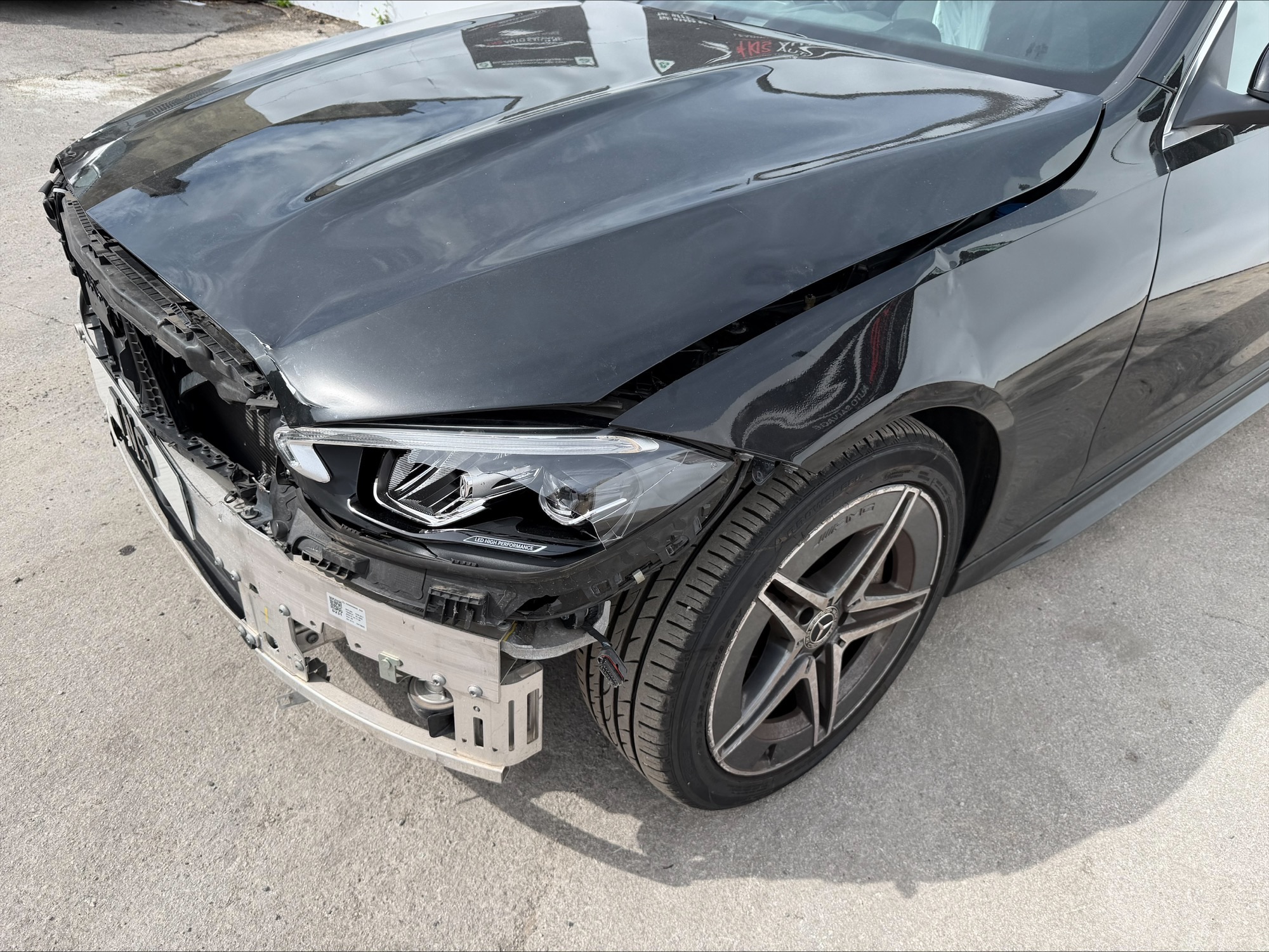 2024 24 MERCEDES C200h 1.5 HYBRID AMG LINE MHEV EURO 6 CAT S DAMAGED SALVAGE