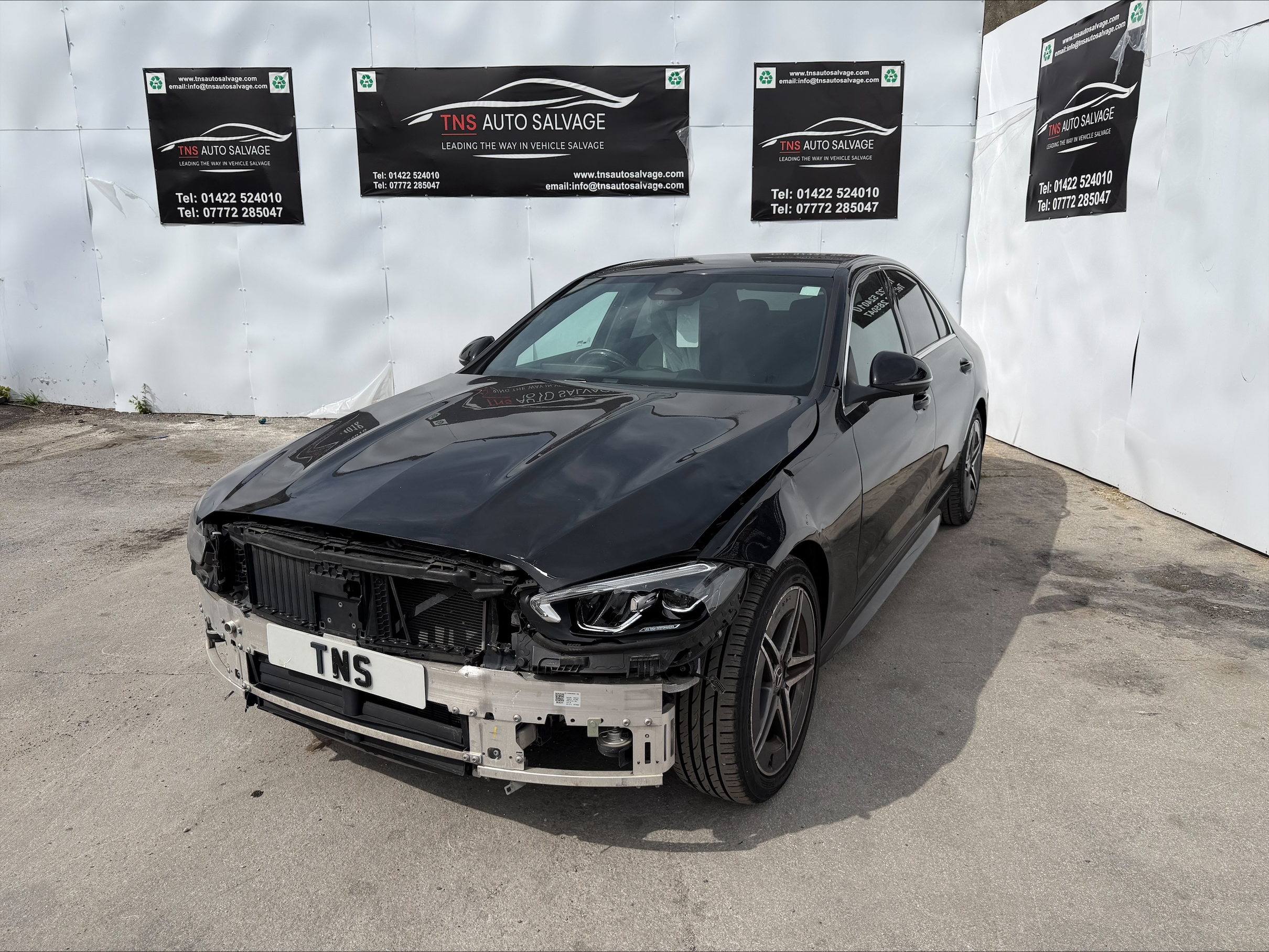 2024 24 MERCEDES C200h 1.5 HYBRID AMG LINE MHEV EURO 6 CAT S DAMAGED SALVAGE