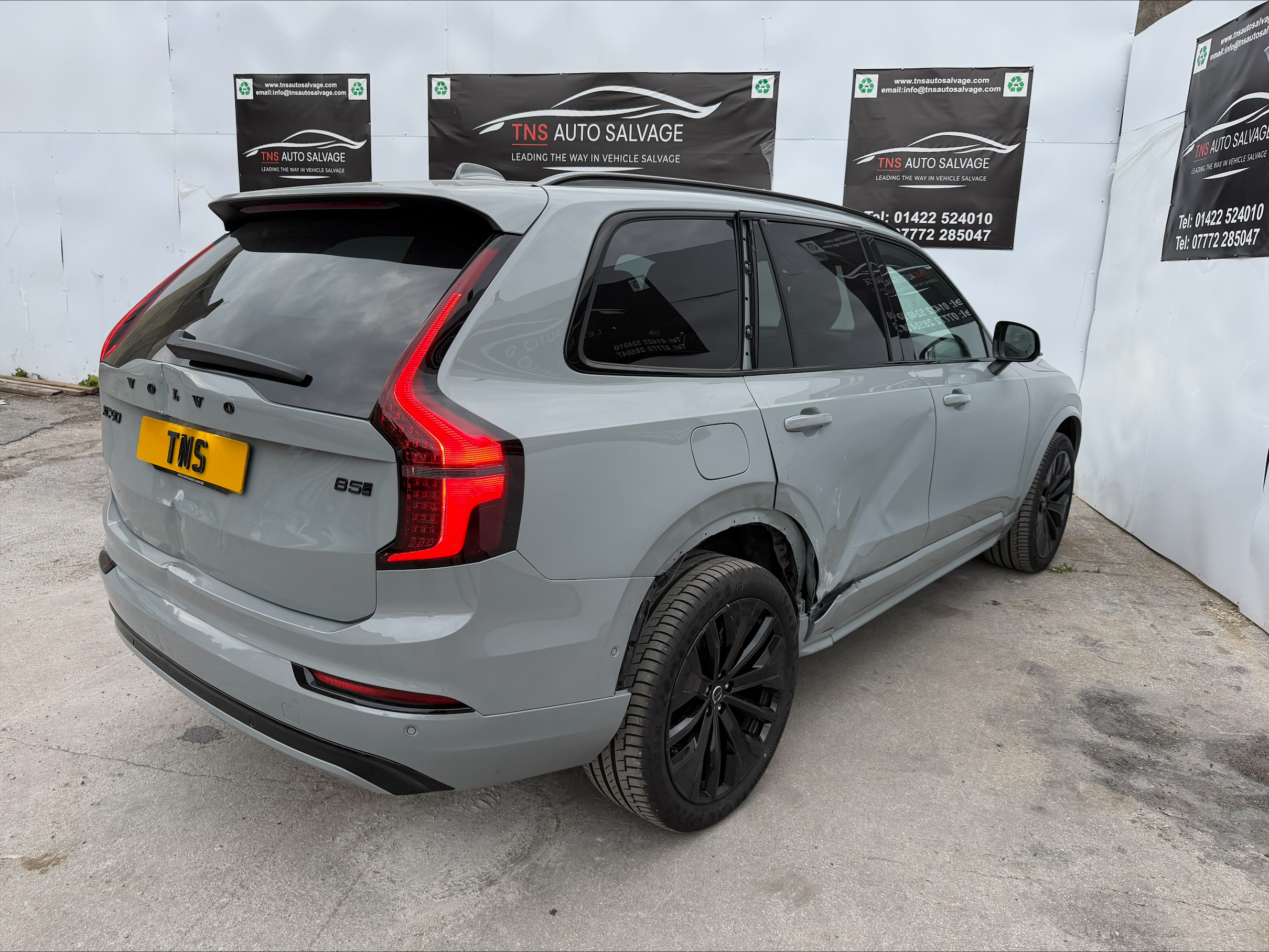 2026 26 VOLVO XC90 2.0 B5 HYBRID PLUS PRO AUTO 4WD EURO 6 CAT S DAMAGED SALVAGE