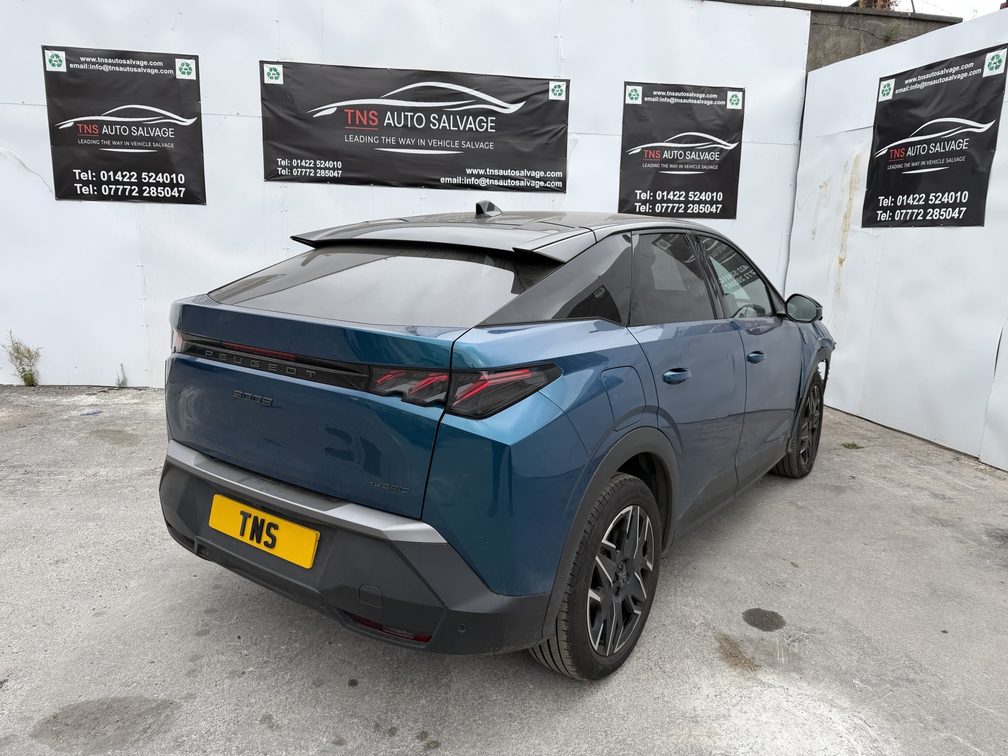 2025 25 PEUGEOT 3008 1.2 AUTO PETROL HYBRID GT e-DSC6 CAT S DAMAGED SALVAGE