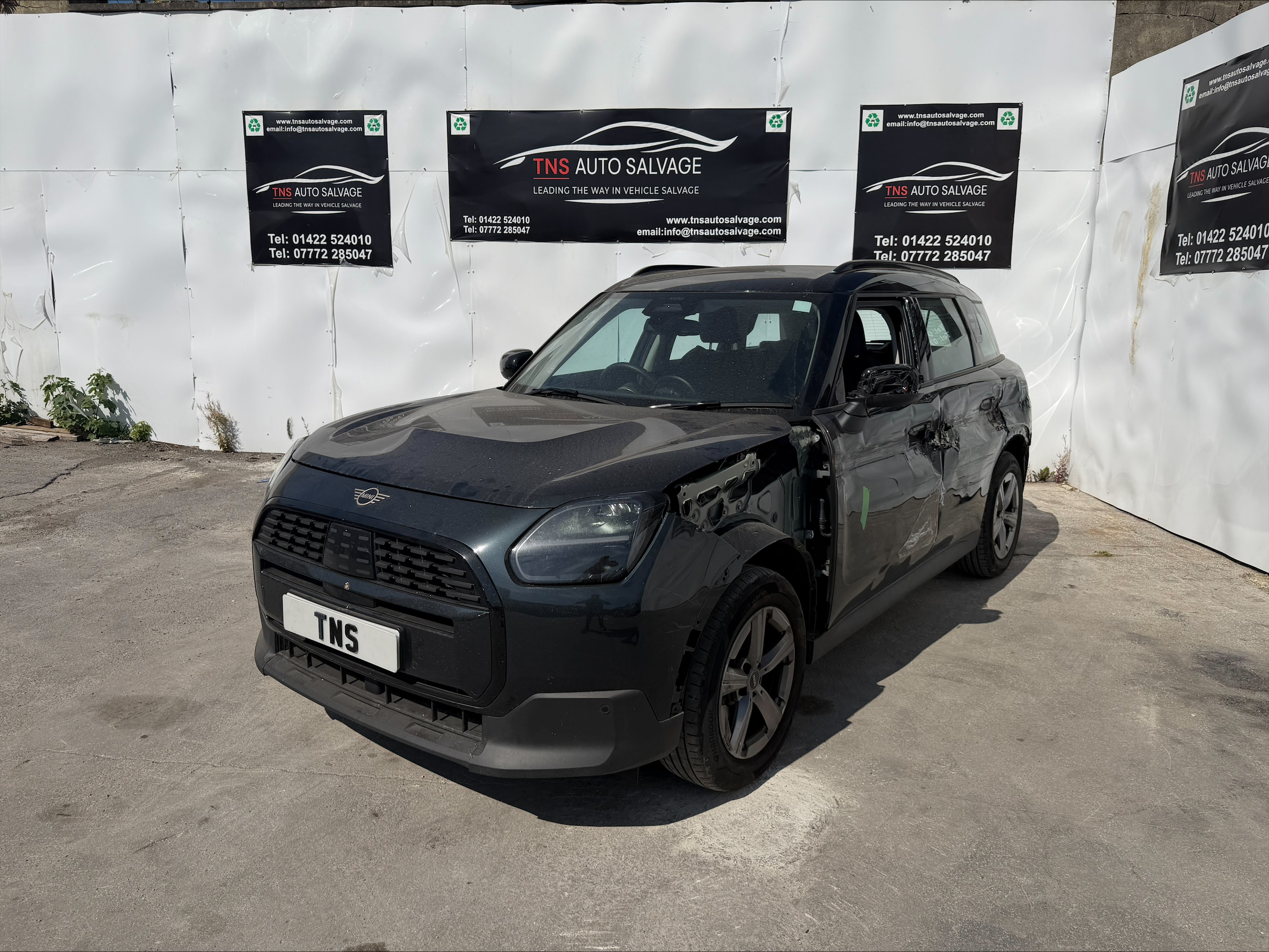2025 75 MINI COUNTRYMAN CLASSIC 1.5C AUTO PETROL HYBRID CAT S DAMAGED SALVAGE