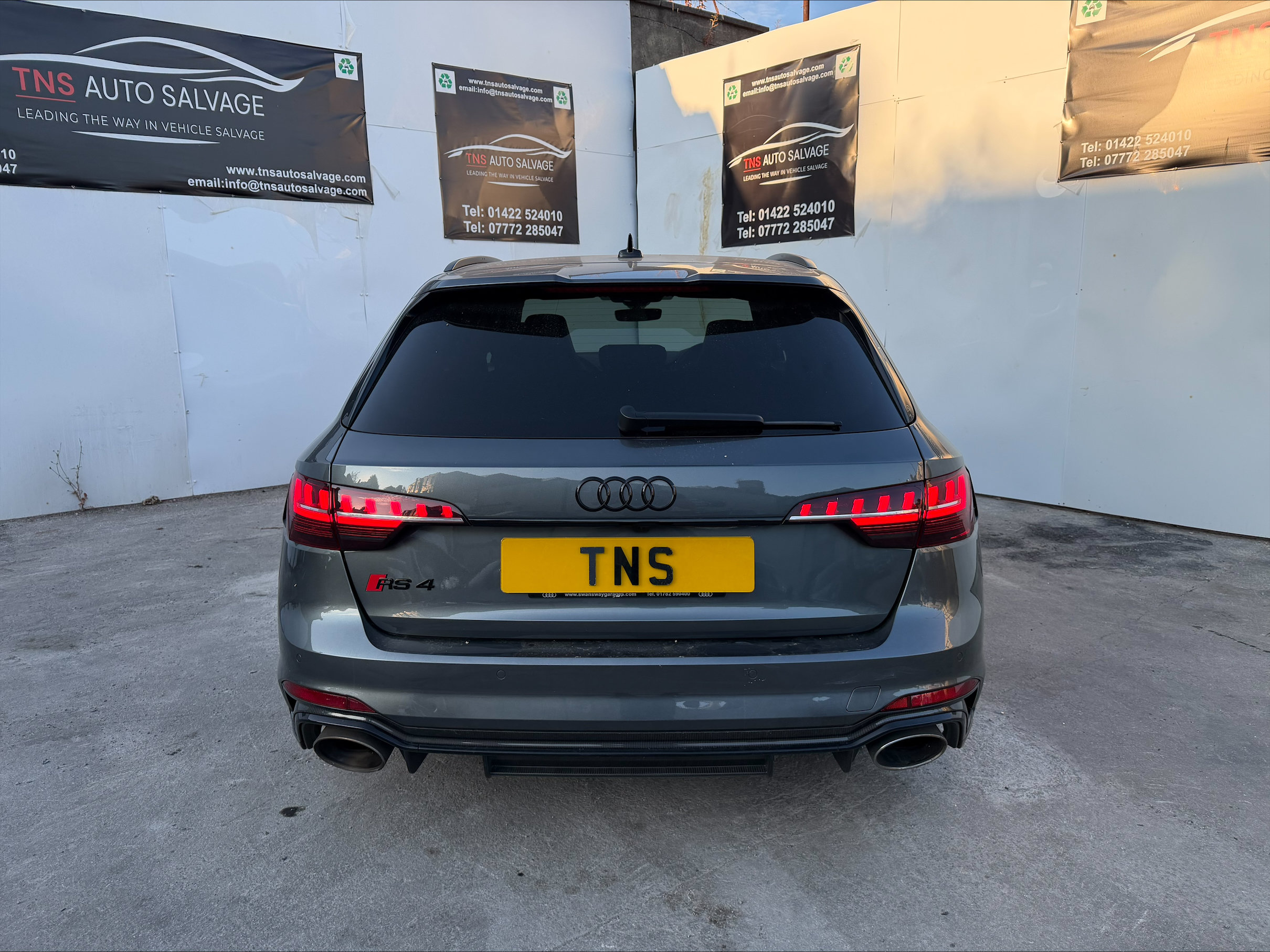 2024 74 AUDI RS4 AVANT 2.9 TFSI AUTO V6 CARBON BLACK UNRECORDED DAMAGED SALVAGE