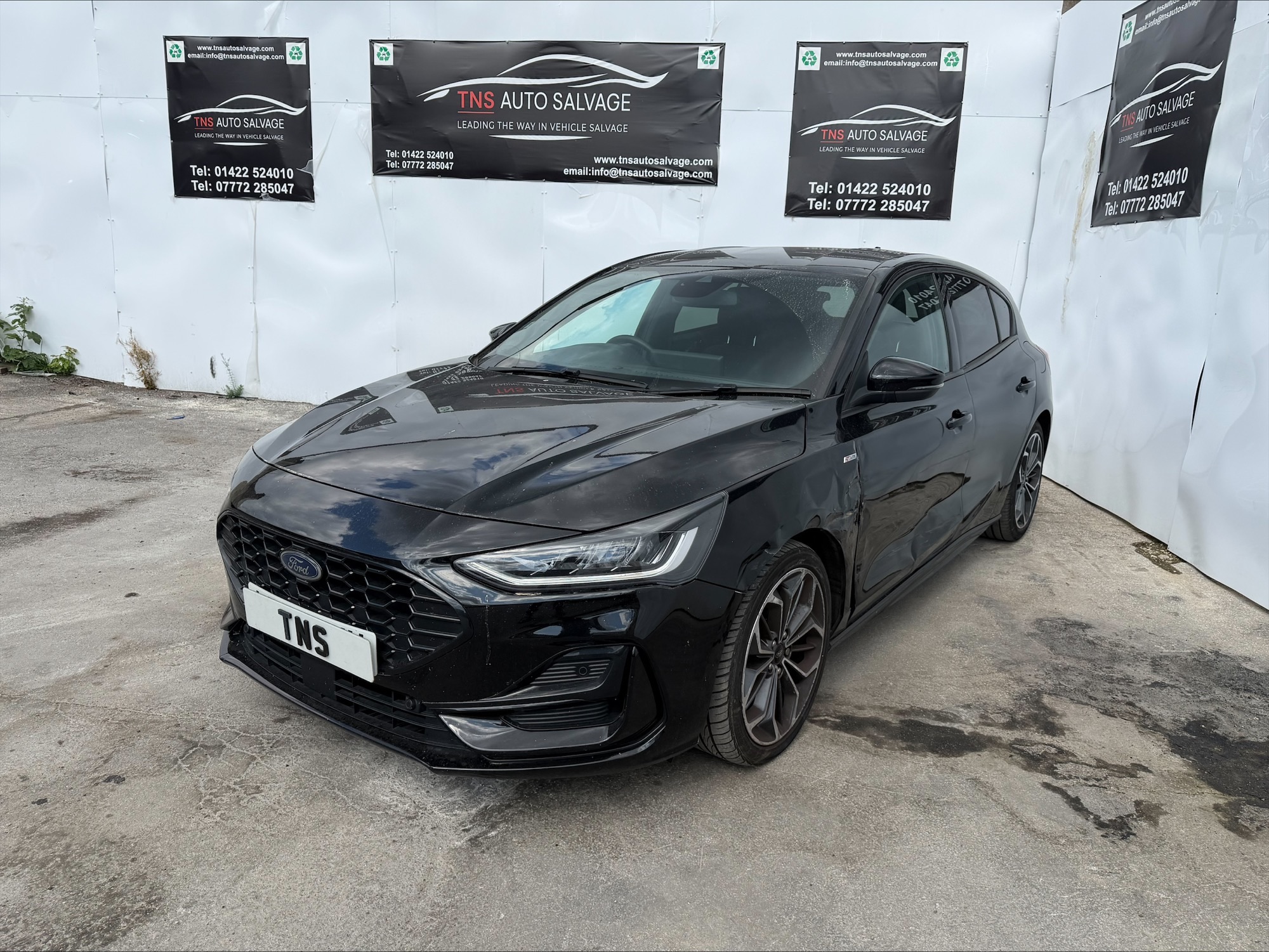 2023 73 FORD FOCUS 1.0T ECOBOOST MHEV ST-LINE X AUTO UNRECORDED DAMAGED SALVAGE