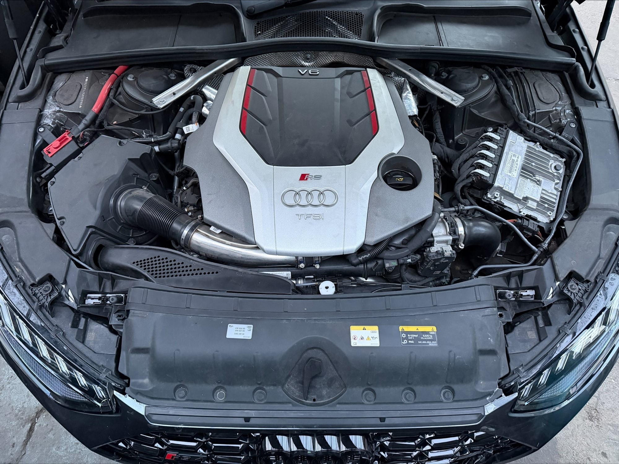 2024 74 AUDI RS4 AVANT 2.9 TFSI AUTO V6 CARBON BLACK UNRECORDED DAMAGED SALVAGE