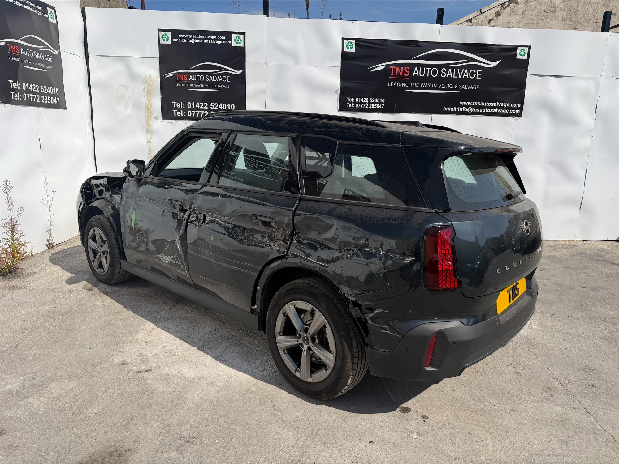 2025 75 MINI COUNTRYMAN CLASSIC 1.5C AUTO PETROL HYBRID CAT S DAMAGED SALVAGE