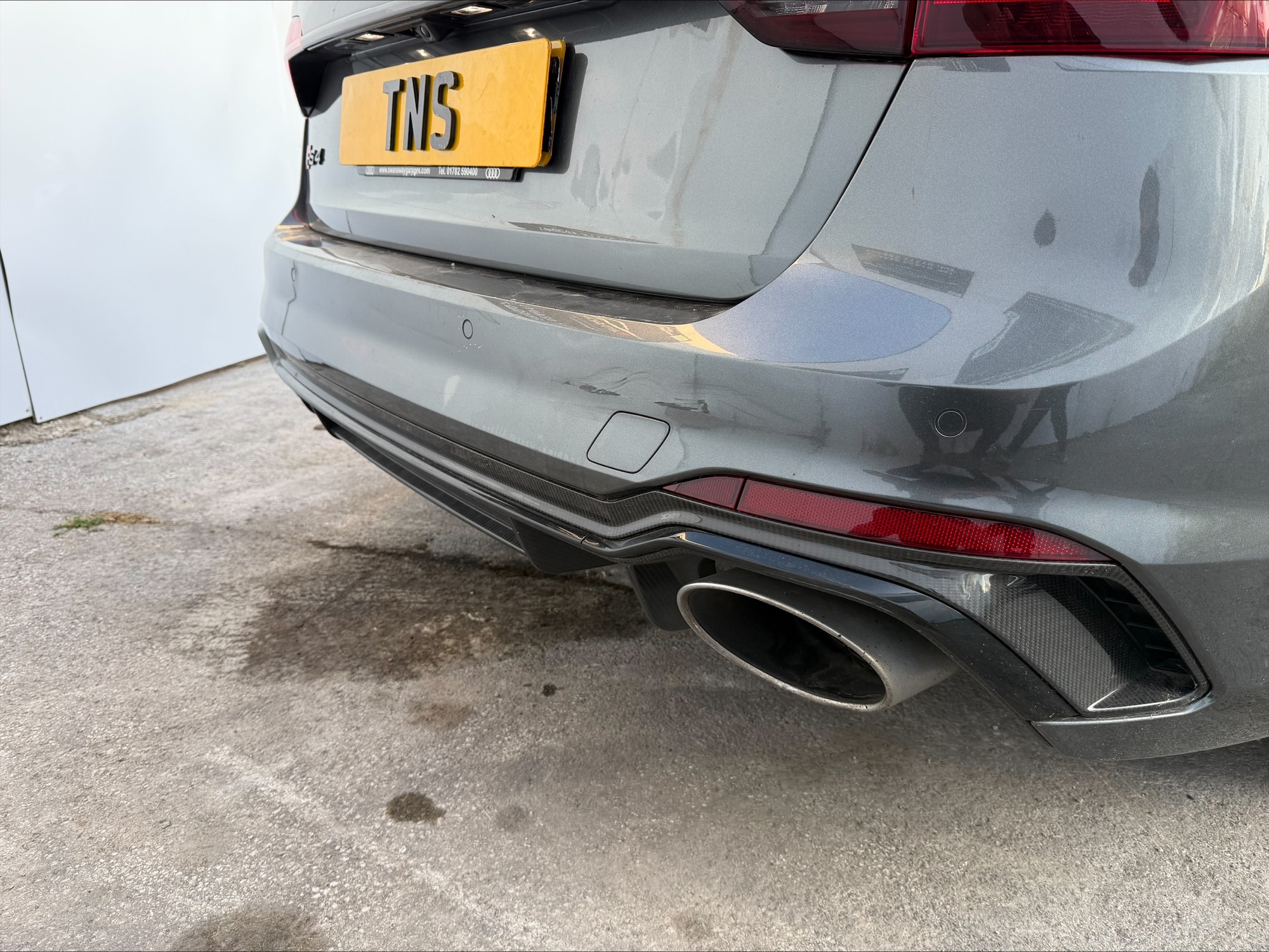 2024 74 AUDI RS4 AVANT 2.9 TFSI AUTO V6 CARBON BLACK UNRECORDED DAMAGED SALVAGE