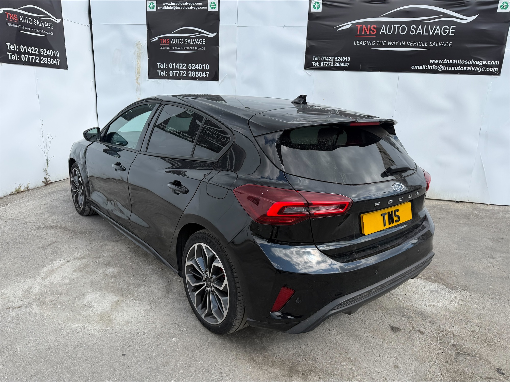 2023 73 FORD FOCUS 1.0T ECOBOOST MHEV ST-LINE X AUTO UNRECORDED DAMAGED SALVAGE