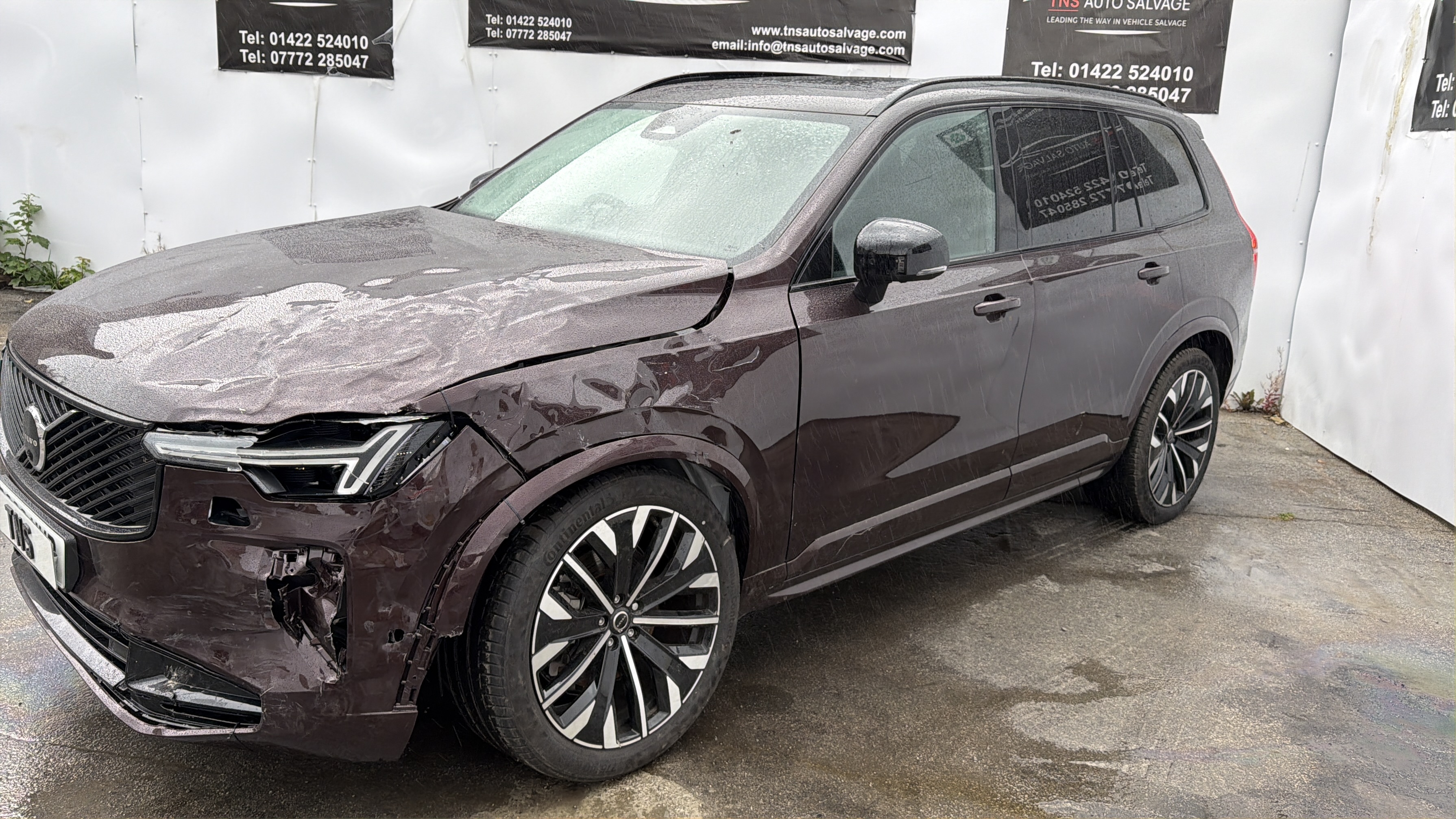 2026 26 VOLVO XC90 2.0 B5 MHEV ULTRA DARK AUTO 4WD CAT S DAMAGED SALVAGE