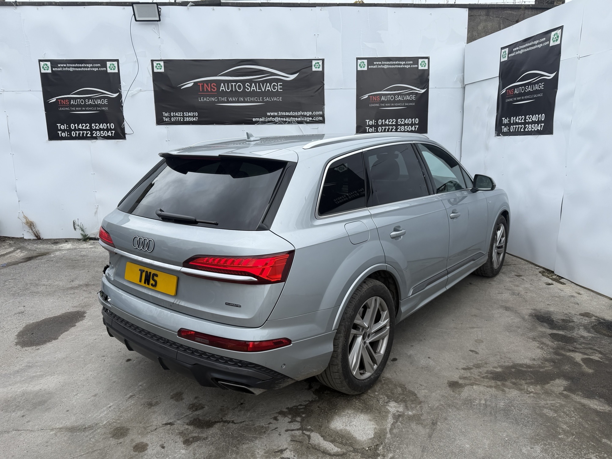 2026 26 AUDI Q7 3.0 TFSI AUTO V6 S LINE TIPTRONIC QUATTRO CAT S DAMAGED SALVAGE
