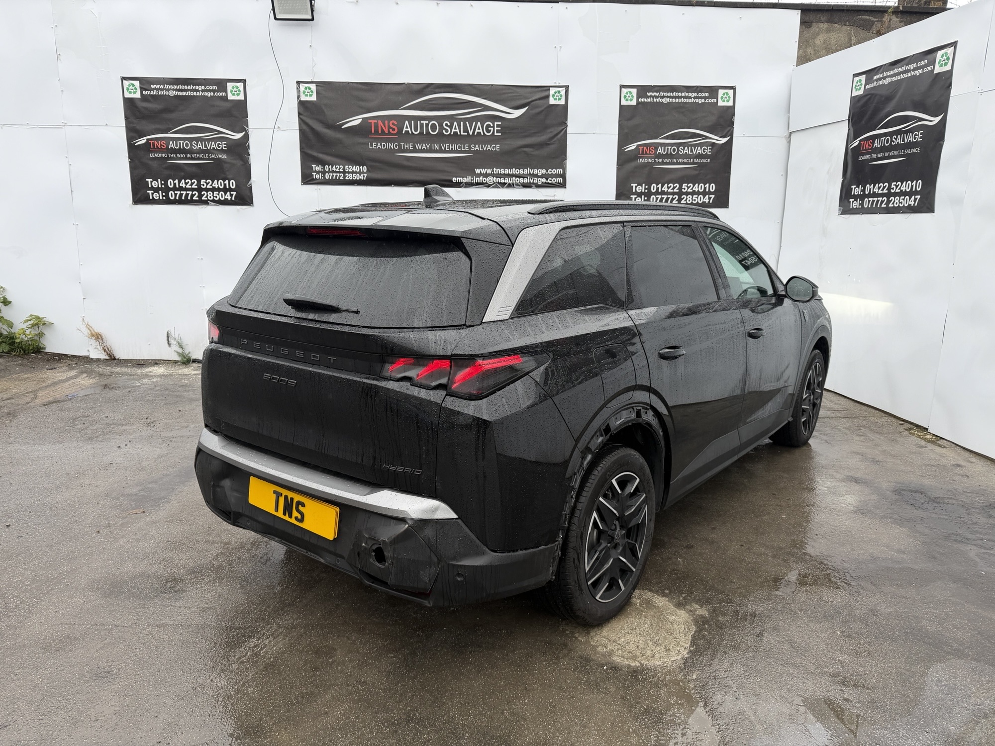 2026 PEUGEOT 5008 1.2 GT AUTO e-DSC6 HYBRID CAT S DAMAGED REPAIRABLE SALVAGE