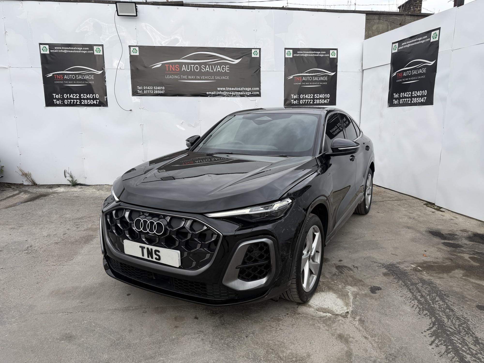 2026 AUDI Q5 2.0 eHYBRID PHEV SLINE QUATTRO SPORTBACK UNRECORDED DAMAGED SALVAGE