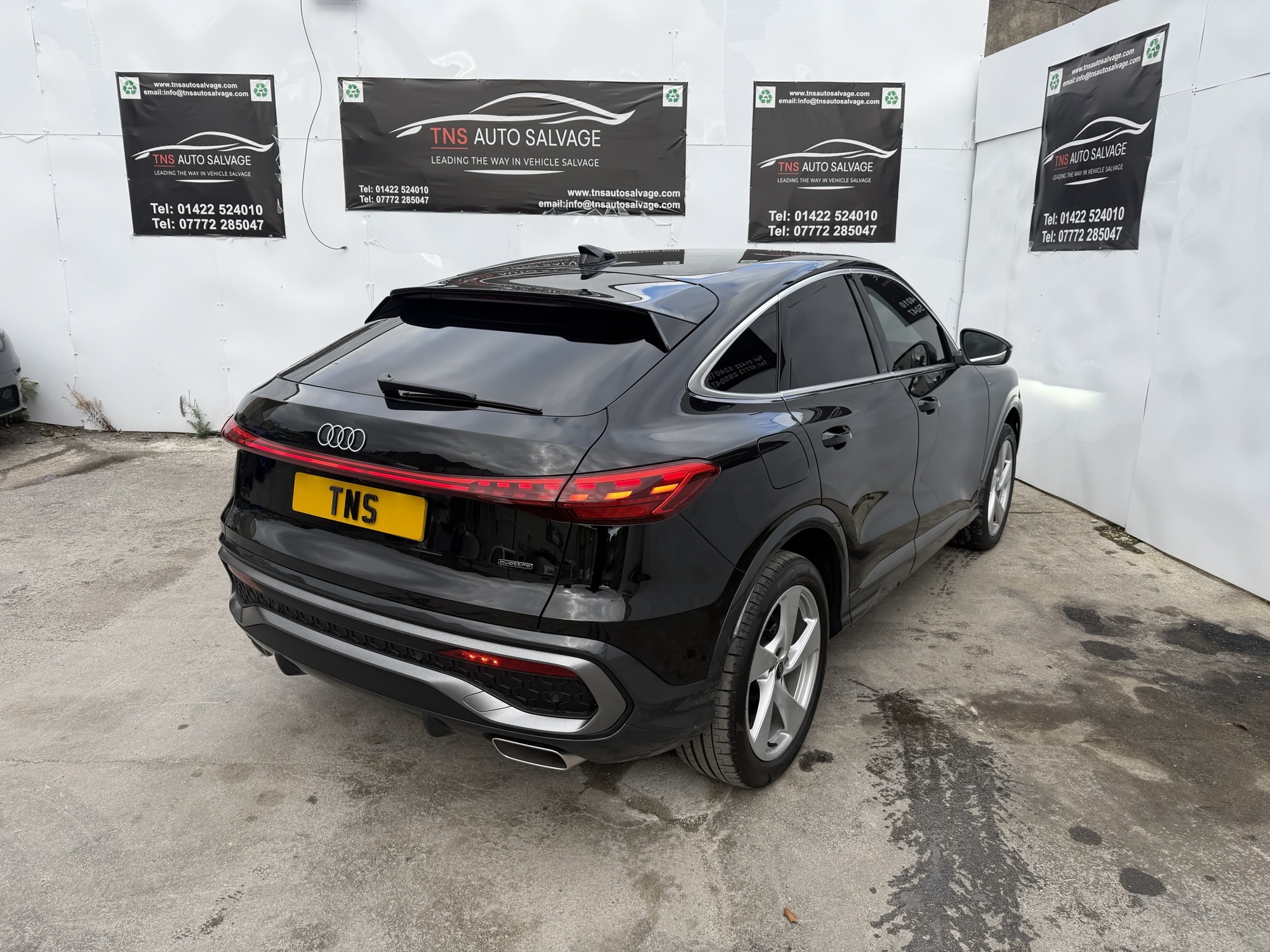 2026 AUDI Q5 2.0 eHYBRID PHEV SLINE QUATTRO SPORTBACK UNRECORDED DAMAGED SALVAGE